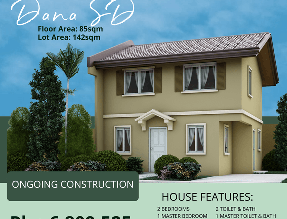 House and lot in Dumaguete -Ongoing Construction Dana SD Unit