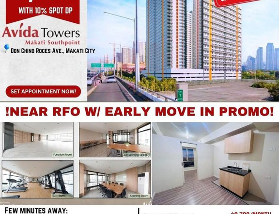 38.00 sqm 1-bedroom residential Condo For Sale in Makati