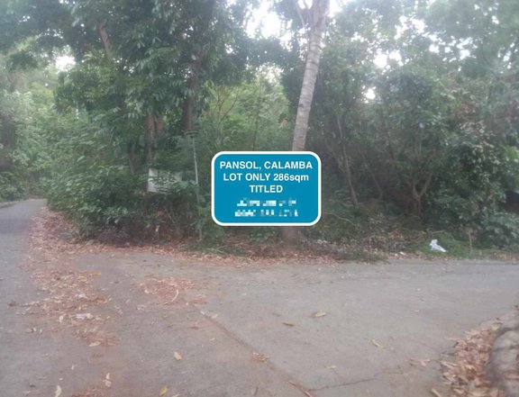 286sqm Lot For Sale in Pansol, Calamba Lago Vista Resort