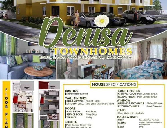 3-bedroom Townhouse For Sale in San Fernando Pampanga