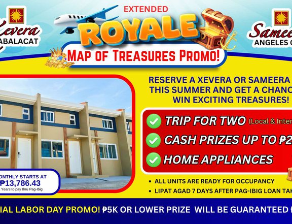 RFO Fully finished Townhouse for sale thru Pagibig in Mabalacat Pampanga