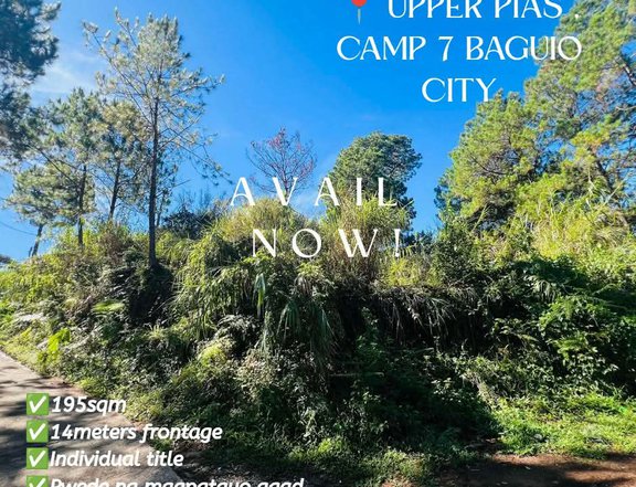 Camp 7 Baguio City Lot for sale