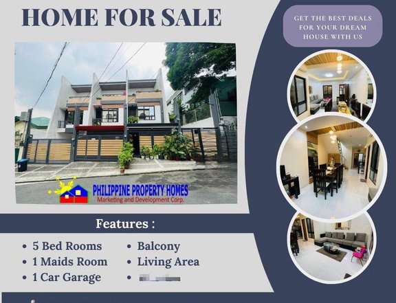 Pre-Owned 3 Storey Furnished Townhouse For Sale in Quezon City