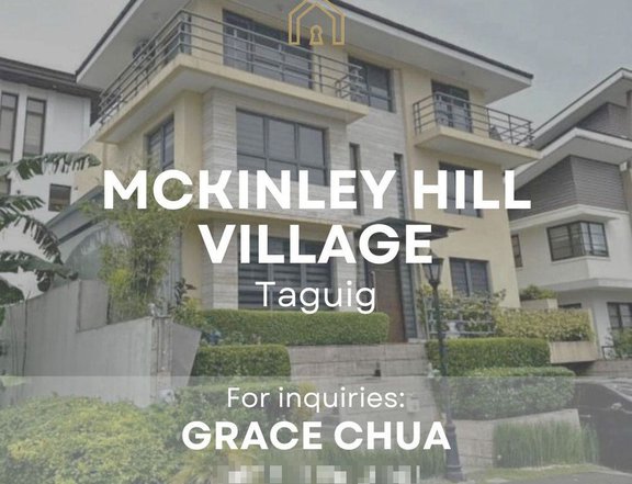 5 Bedroom House and Lot For Sale in McKinley Hill Village, Taguig
