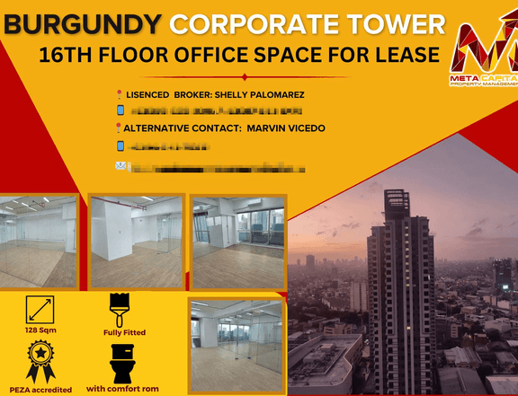 Burgundy Corporate Tower Office space 16L