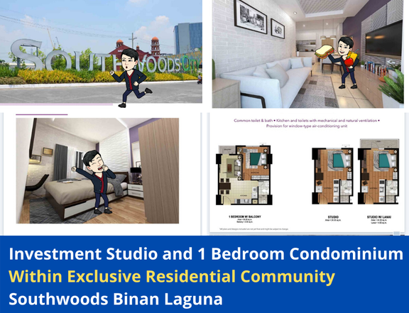 [ Video Tour ] 1 Bedroom and Studio Condo unit Southwoods Binan Laguna