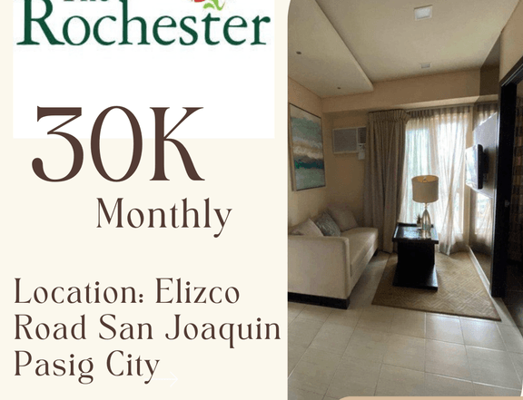 For Sale RFO 1BR Condo  The Rochester Garden Near BGC