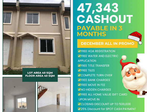 2 Bedrooms Townhouse For Camella Cielo San Jose Del Monte Bulacan