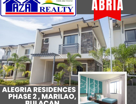4BR Single Attached Abria House And Lot in Marilao Bulacan