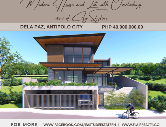 Modern Design house and lot with city skyline view in Antipolo City