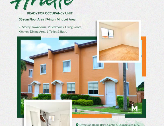 2-BR ARIELLE RFO HOUSE AND LOT FOR SALE IN DUMAGUETE