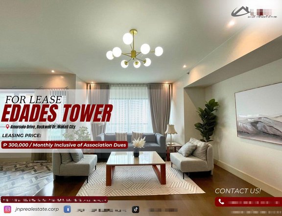 280.00 sqm 4-bedroom Residential Condo For Rent in Rockwell Makati