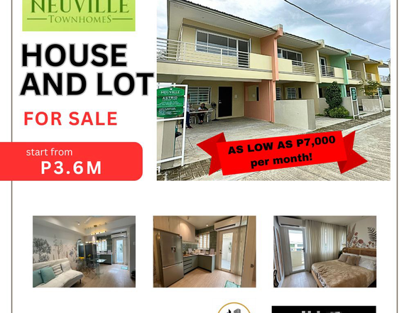 3-bedroom Townhouse For Sale in Tanza Cavite | Neuville Townhomes