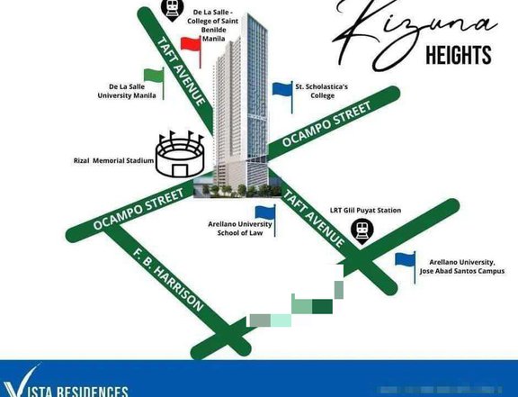 NEAR RFO NO DP CONDO MOVE IN 2025 FULLY FINISH IN TAFT AVE LASSALE BENILDE MOA LRT1 V.CRUZ STATION