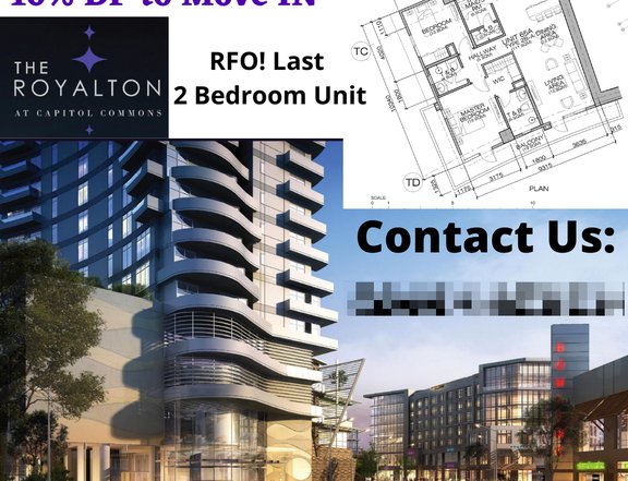RFO 2Bedroom in Pasig near Ortigas and BGC inside Capitol Commons