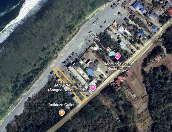 Beachfront Property in Luna, La Union beside resorts