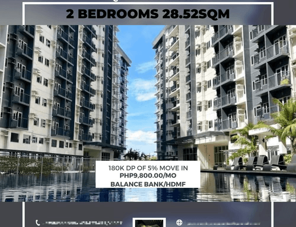 180k to move in 2-bedroom Condo For Sale in Novaliches QC