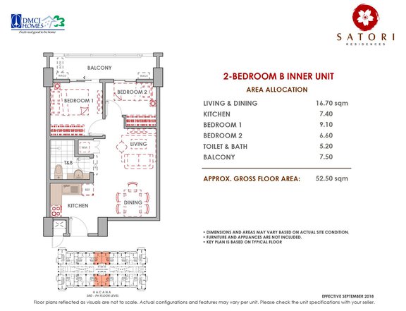 2-bedroom Condo in Pasig near Eastwood & Ateneo De Manila University