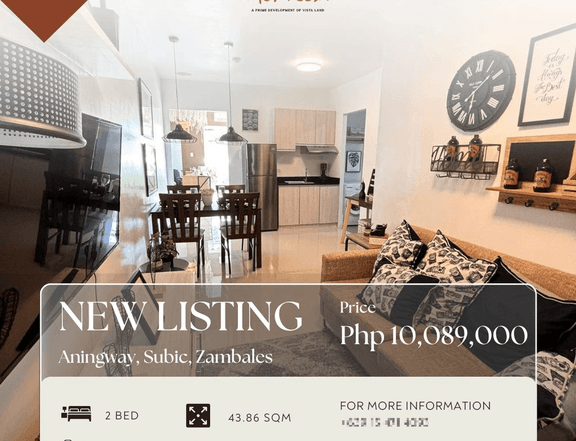 2 Bedroom Smart Condo Unit in 10th floor For Sale in Subic Zambales