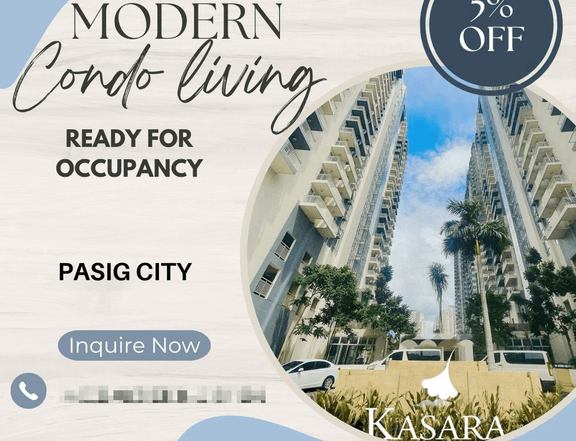 Ready for Occupancy Rent to Own Condo 8k Monthly Pasig Ortigas