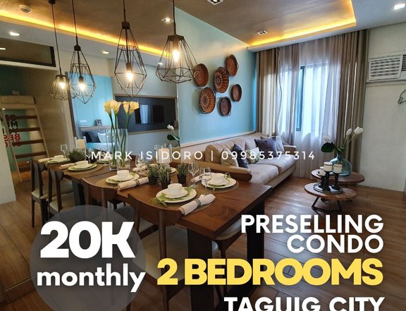 2 Bedrooms Condo For Sale in Panglao Oasis Condominium Taguig near BGC