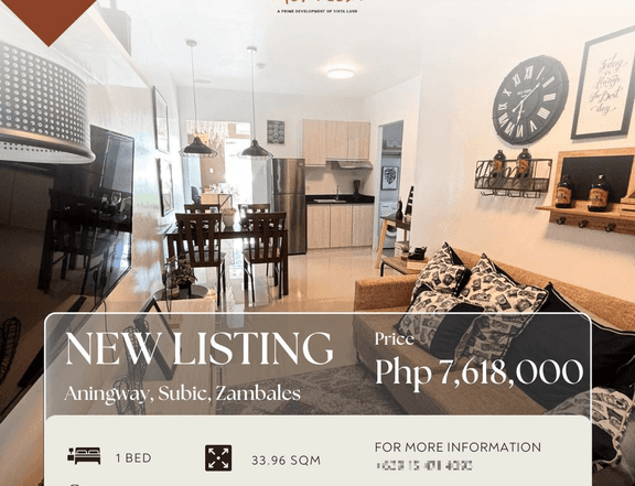 1 Bedroom Smart Condo Unit with Amenity View in 10th floor For Sale