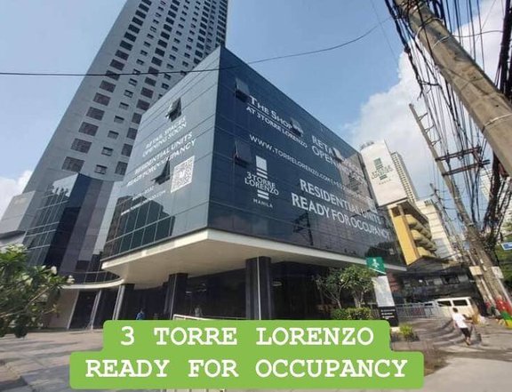 1 Bedroom Manila Condo for Sale - 3 Torre Lorenzo -Ready for Occupancy