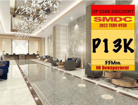 Glam Residences Condo for sale in Quezon City; GMA Network MRT 500K Di