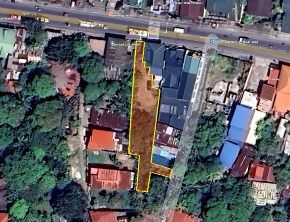 576 sqm Commercial Lot For Sale in Calle Rizal Pagsanjan Laguna
