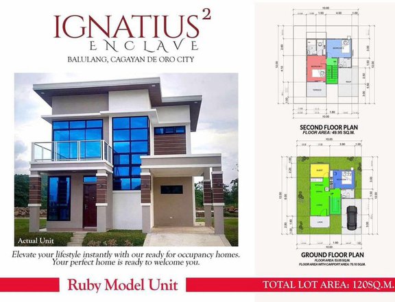 73K per month House For Sale in Ignatius Enclave2, Xavier Estates Cagayan De Oro Misamis Oriental