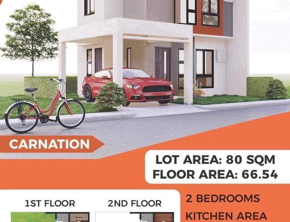 Pre-selling  2-bedroom Townhouse For Sale in Samal Davao Del Norte