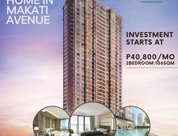 106.00 sqm 2-bedroom Condo For Sale in Makati Metro Manila