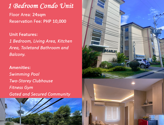 Affordable 24sqm 1 bedroom with balcony