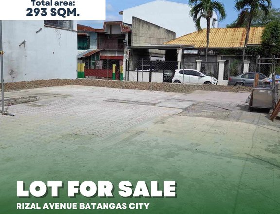 293 sqm Commercial Lot For Sale in Batangas City Batangas