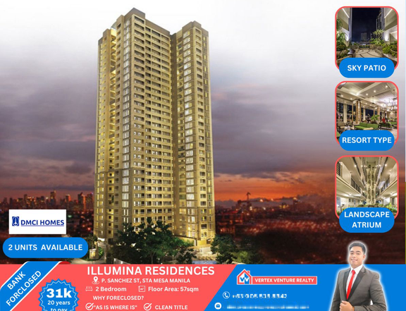 Foreclosed 82.50 sqm 3-bedroom Condo For Sale in Manila Metro Manila