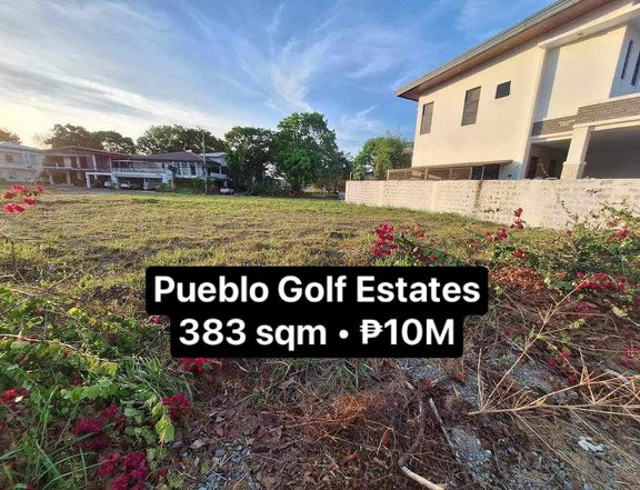 383 sqm Lot For Sale in Pueblo Golf Estates, Cagayan de Oro