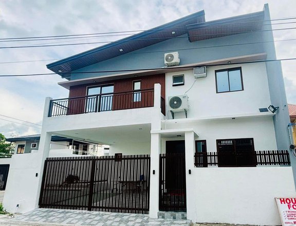 BRANDNEW CORNER LOT FULLY FURNISHED MODERN TWO STOREY HOUSE WITH POOL