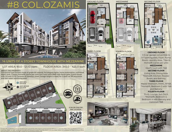 Quezon City townhouse for sale 4-bedroom near Fishermall QC Manila