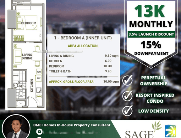 30.00 sqm 1BR Preselling Condo For Sale in Mandaluyong Metro Manila