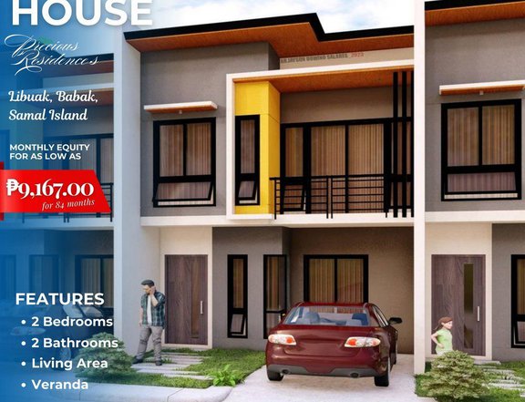 Affordable 2-bedroom Townhouse For Sale in Samal Davao Del Norte