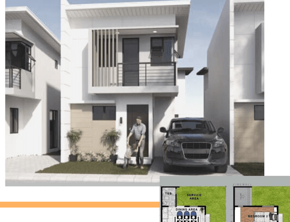 2 Bedroom Single Attached House for Sale near Clark Pampanga