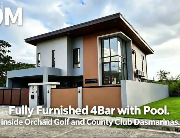 Modern Furnished Home with Pool and Solar Panels at Orchard Golf and Country Club