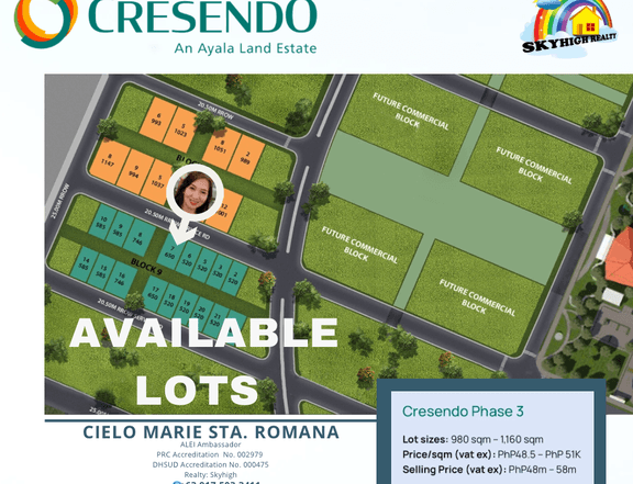 Commercial Lot in Phase 3 of  Cresendo Estate Tarlac by Ayala Land