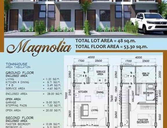 Magnolia Townhouse Unit Fully Finished for Sale