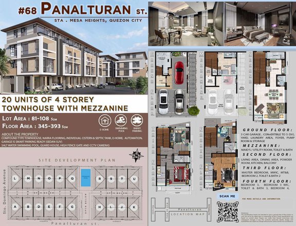Pre Selling 4 Bedroom Townhouse for Sale in Manila , Metro Manila