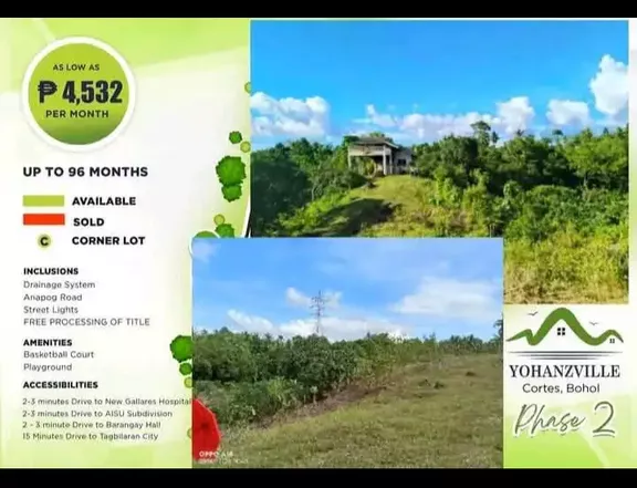 Yohanzville Cortes located just minutes away from key landmark in Cortes bohol