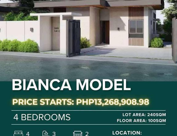 Furnished 4-bedroom Single Attached Bianca Model For Sale in Victoria South of Alabang Muntinlupa
