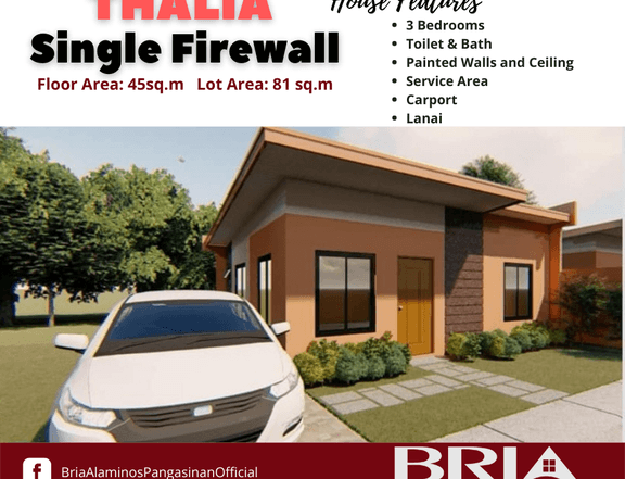 Bria Homes Alaminos with Thalia Single Firewall