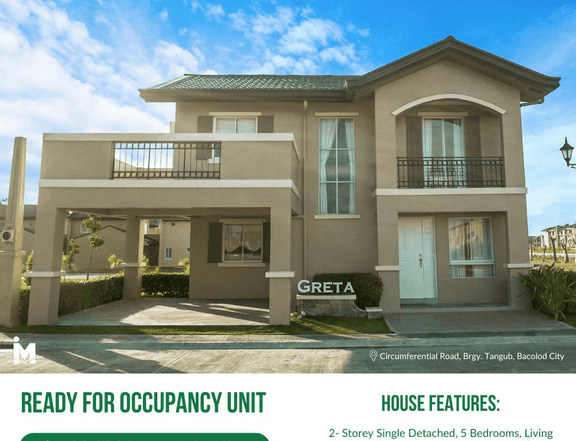 NRFO HOUSE AND LOT FOR SALE IN BACOLOD CITY - GRETA SD