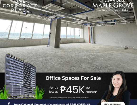 Office Spaces For Sale inside Megaworld Township the BGC of South